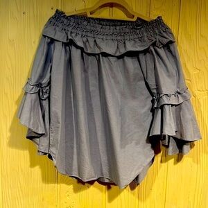 Sara Campbell Boho Blouse Made in USA Size Extra Small